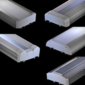 4’ LED linear fixtures for suspended mount applications - Architectural Styling – All Aluminum